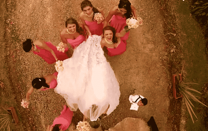 Bodas con drones. Alquiler drones Bogotá y toda Colombia.