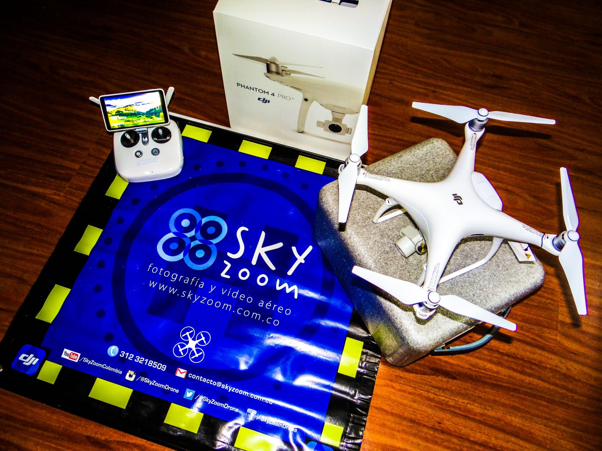 Alquiler de Drones en Bogota Phantom 4 Pro + flota Drones Sky Zoom.