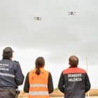 primer vuelo de drones masivo en Europa