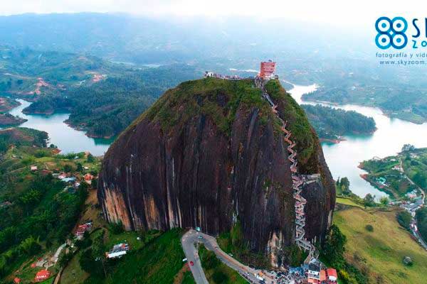 Piedra del Peñol Drones Sky Zoom